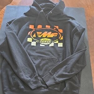 FMF Racing Black Hoodie with Graphic Design
